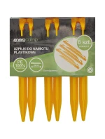 STANOVÉ KOLÍKY 22CM KPL 6KS ENERO CAMP PLASTOVÉ