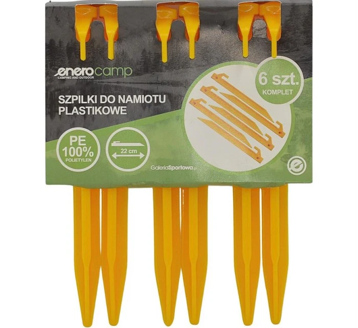 STANOVÉ KOLÍKY 22CM KPL 6KS ENERO CAMP PLASTOVÉ