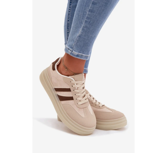 Dámské tenisky na platformě Béžové Galleria Dámské tenisky na platformě Béžové Galleria