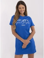 Šaty D12063M02382C kobaltově modré Šaty D12063M02382C kobaltově modré