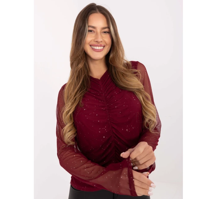 Bluzka IT BZ model 21480366 bordowy - FPrice