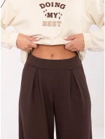 Spodnie dresowe RV DR model 21480438 ciemny brązowy - FPrice Spodnie dresowe RV DR model 21480438 ciemny brązowy - FPrice