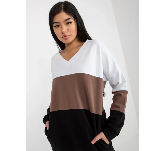 RV SK 8382 šaty.04 bílá a černá