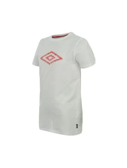 Umbro Cotton Logo T Shirt Boys White - Bílá / 11-12 - Umbro