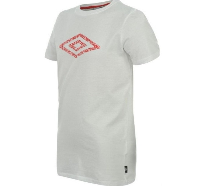 Umbro Cotton Logo T Shirt Boys White - Bílá / 11-12 - Umbro