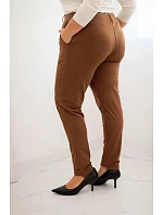Dámské kalhoty 35011 hnědé - Zentex