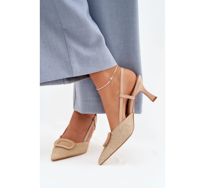 Sandály na podpatku  model 225205 Step in style