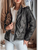 Dámská oboustranná přechodná bunda SYLVIAN černá FashionStreet TY4861 Dámská oboustranná přechodná bunda SYLVIAN černá FashionStreet TY4861