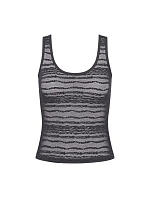 Dámské tílko FREE Evolve Tank Top Lace - BLACK - černé 0004 - SLOGGI