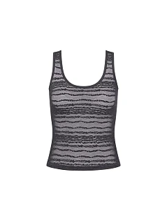 sloggi FREE Evolve Tank Top Lace - BLACK - SLOGGI BLACK - SLOGGI