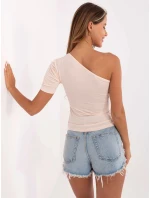 Damski tshirt na jedno jasny różowy model 21224447 - Factory Price Damski tshirt na jedno jasny różowy model 21224447 - Factory Price