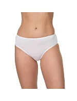 Dámské kalhotky vysokého střihu 2 ks NUR DIE COTTON MIDISLIP 2x - NUR DIE - bílá