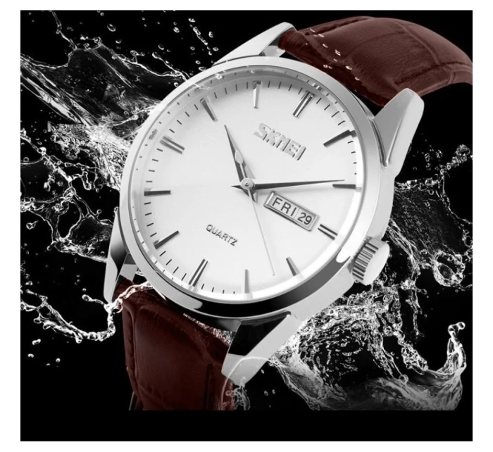 Pánské hodinky Skmei 9073SIWTB + BOX Pánské hodinky Skmei 9073SIWTB + BOX