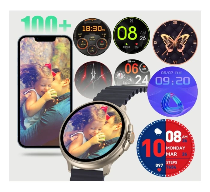 Chytré hodinky RUBICON RNCF15 Titan/Orange SMARUB258 Chytré hodinky RUBICON RNCF15 Titan/Orange SMARUB258