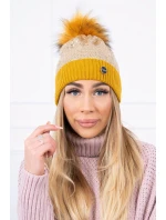 Čepice K198 hořčice Čepice K198 hořčice