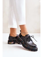 Lakované Dámské Polobotky Na Černé Artiker model 21672041 - Boto