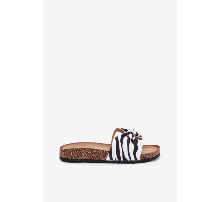 Dámské pantofle na korkové platformě Zebra model 21696548 - Boto Dámské pantofle na korkové platformě Zebra model 21696548 - Boto