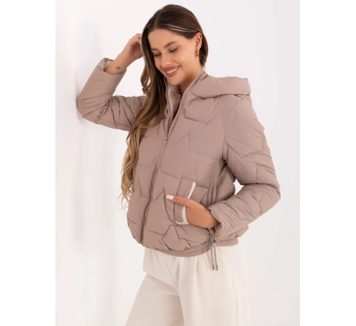 Kurtka MBM KR model 21217630 ciemny bezowy - FPrice Kurtka MBM KR model 21217630 ciemny bezowy - FPrice