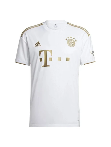 Pánské tričko FC Bayern JSY M model 20493713 Bílá se zlatou - ADIDAS