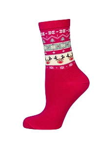 Vánoční ponožky X-Mas Merry - Bellinda