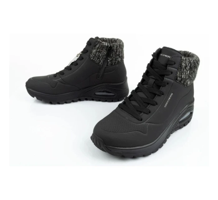 Boty Skechers Uno Rugged W 167988 BLK Boty Skechers Uno Rugged W 167988 BLK