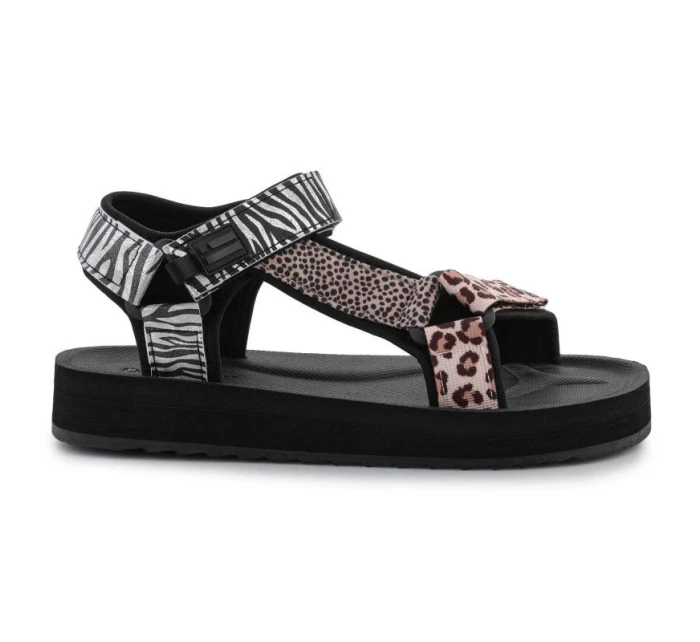 D.Franklin Forest Vysoké sandály se zvířecím potiskem W DFSH404002-ABLA