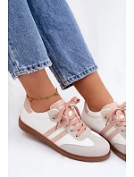 Dámské nízké tenisky Bílá-Růžová Loredis