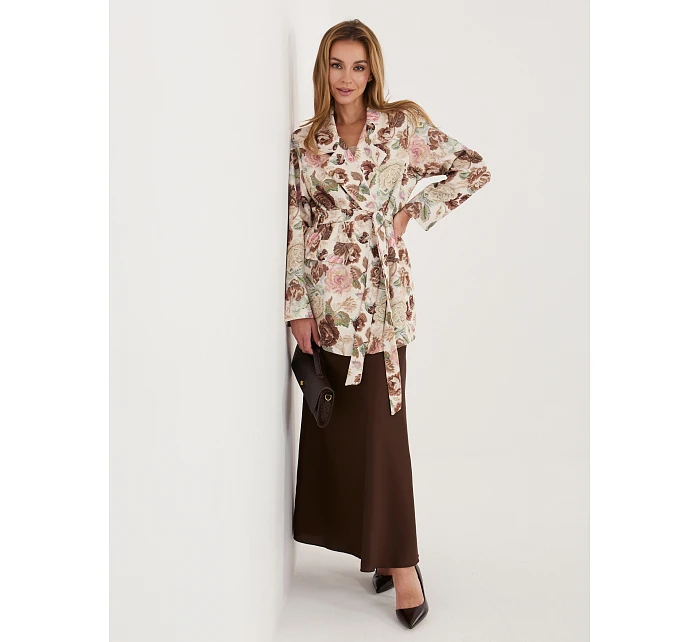 Marynarka IT MA model 22102632 brązowy - FPrice Marynarka IT MA model 22102632 brązowy - FPrice