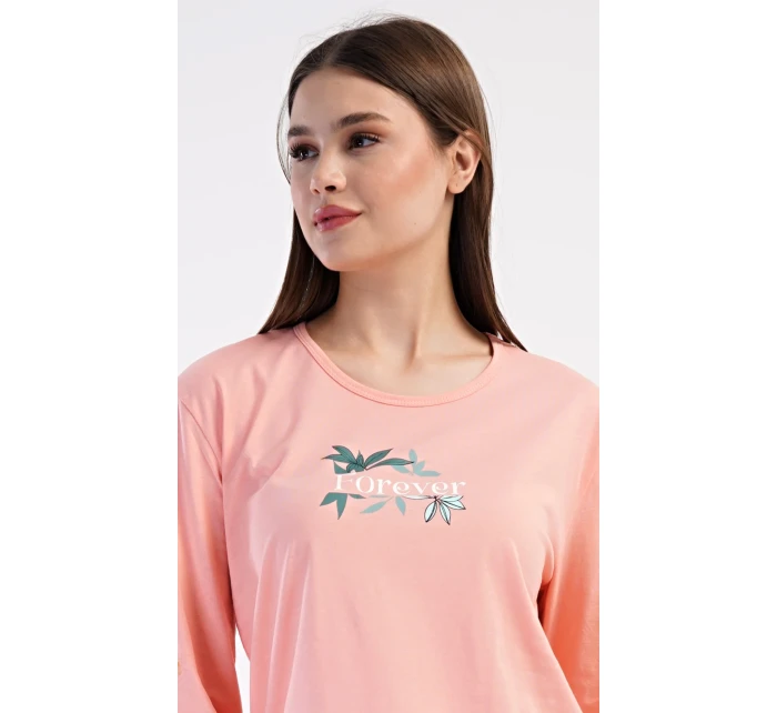 Dámské pyžamo dlouhé model 21154956 - Vienetta Dámské pyžamo dlouhé model 21154956 - Vienetta