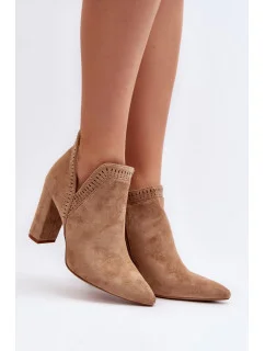 Boty na podpatku  model 192680 Step in style