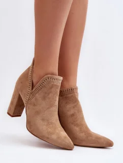 Boty na podpatku  model 192680 Step in style