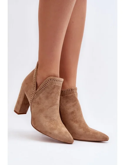 Boty na podpatku  model 192680 Step in style