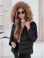 Dámská prošívaná bunda černá FashionStreet TY5126