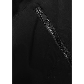 Černá dámská zimní bunda J Style s odepínací kapucí (16M9128-392)