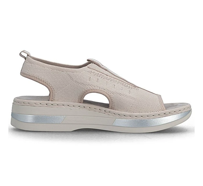 Dámské sandály na platformě růžové Rieker V59B5-31 Dámské sandály na platformě růžové Rieker V59B5-31