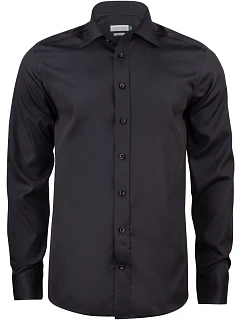 J.Harvest & Frost 01 Slim Men Nežehlivá košile s dlouhým rukávem black model 22454259