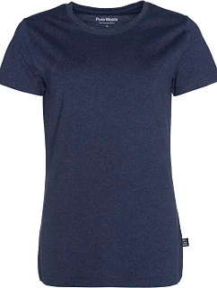 Dámské tričko z těžké bavlny 74. navy melange model 22413688 - Pure Waste
