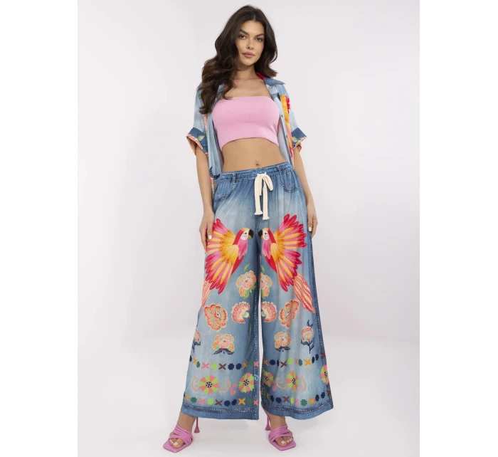 Kalhoty DHJ SP 19183 6.79 modrá Kalhoty DHJ SP 19183 6.79 modrá