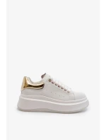 Dámské kožené tenisky GOE Bílé