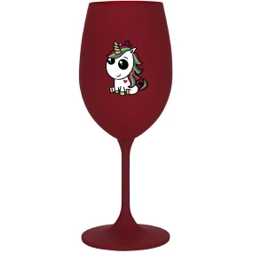 DUHOVÝ JEDNOROŽEC - bordovy pohár na víno 350 ml DUHOVÝ JEDNOROŽEC - bordovy pohár na víno 350 ml