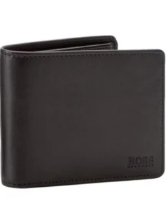 Pánská kožená peněženka Asolo 50250331 Černá - Boss