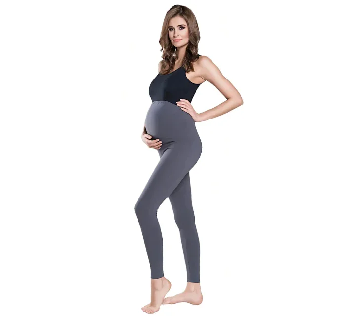 Dámské legíny Leggins long graphite - ITALIAN FASHION