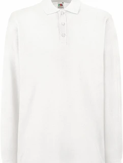 Fruit of the Loom Premium Polo LSL Piqué polo s dlouhým rukávem 16.3310 white