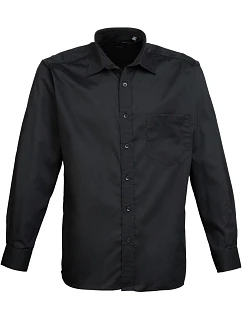 Premier PR 200 Popelínová košile s dlouhým rukávem 39.0200 black