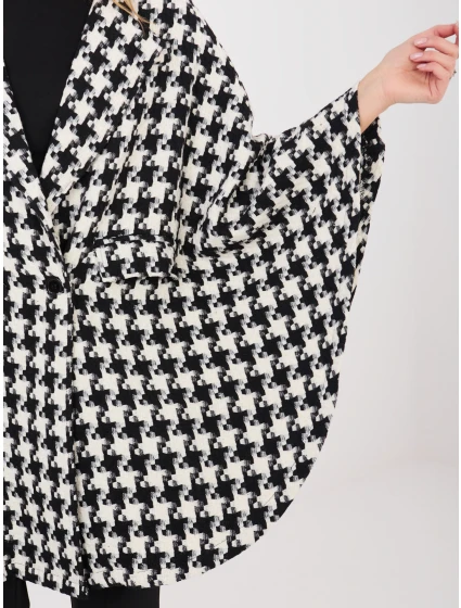 Kabát LK EN 510132.94 černobílý