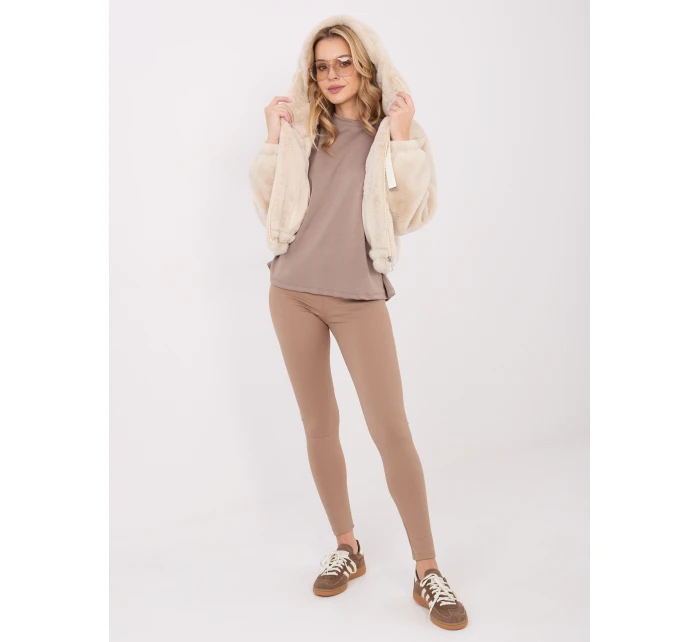 Bluzka MJ BZ model 21782527 ciemny bezowy - FPrice