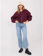 Bluza WT BL model 21859028 bordowy - FPrice Bluza WT BL model 21859028 bordowy - FPrice