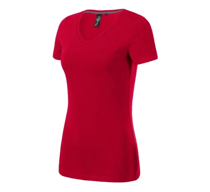 Action Vneck tričko dámské model 20642639 red - MALFINI, a.s.