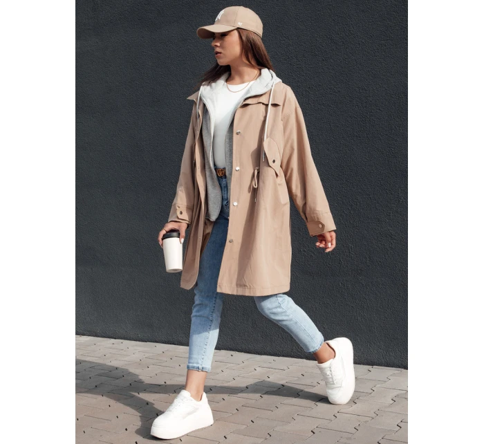 Dámská bunda parka MODERN LOOK béžová FashionStreet TY4396
