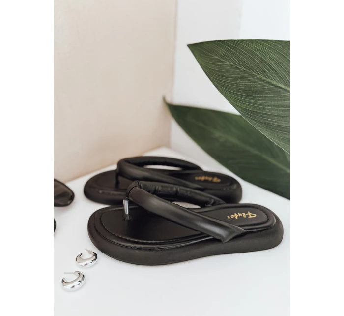 Dámské žabky EASYDAY black FashionStreet ZY0993 Dámské žabky EASYDAY black FashionStreet ZY0993